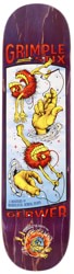 Anti-Hero Gerwer Grimplestix Obvious Greats 8.25 Skateboard Deck - purple