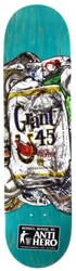Anti-Hero Taylor Refuse 8.4 Skateboard Deck - blue