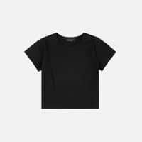 Dime Women's Cursive T-Shirt - black