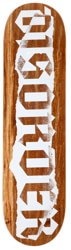 Disorder Ripped Logo 8.25 Skateboard Deck - brown