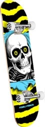 Powell Peralta Ripper Birch 7.0 Complete Skateboard - yellow/blue
