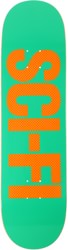 Sci-Fi Fantasy High Gloss Big Logo 8.25 Skateboard Deck - green