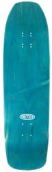 Tactics Oval Logo Double Driller Shape Skateboard Deck - blue